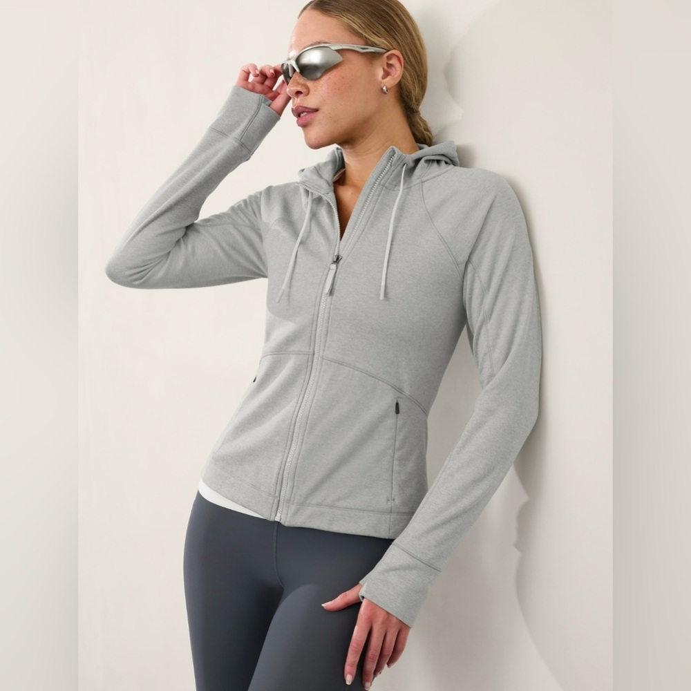 NWT-Athleta Unstoppable Fleece Lined Full Zip Jacket, Small